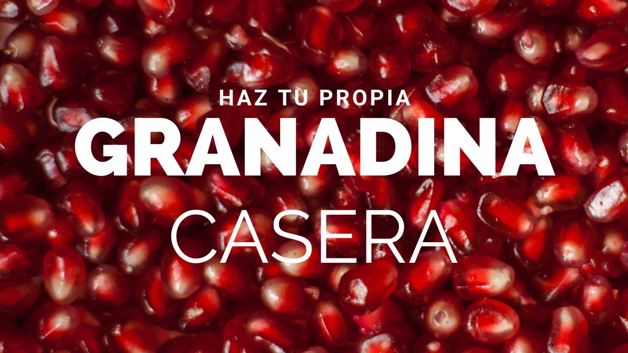 C&oacute;mo hacer granadina casera f&aacute;cil. 3 ingredientes