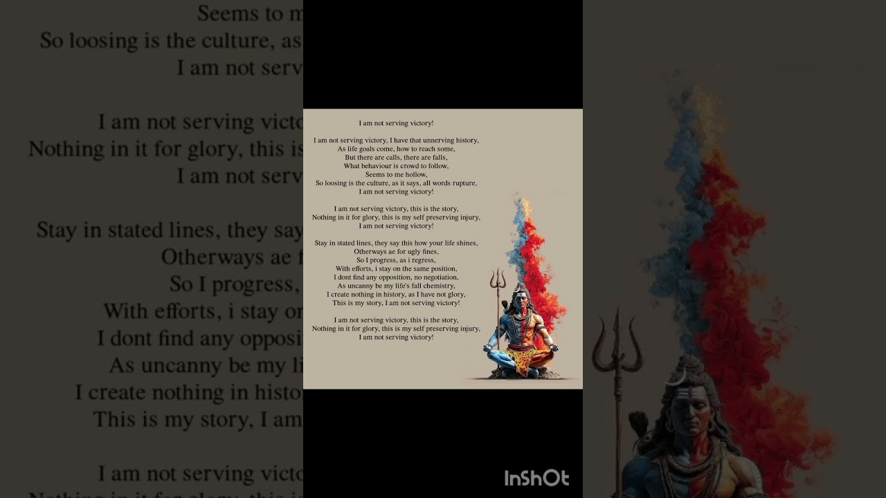 I am not serving victory v1 by Pushkal Singh 