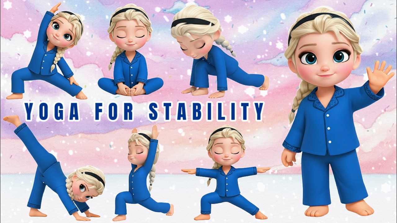Yoga for Stability ❄️ Frozen Yoga for Kids ❄️ Poses for Calm Mind and Healthy Body | Yoga with Moli