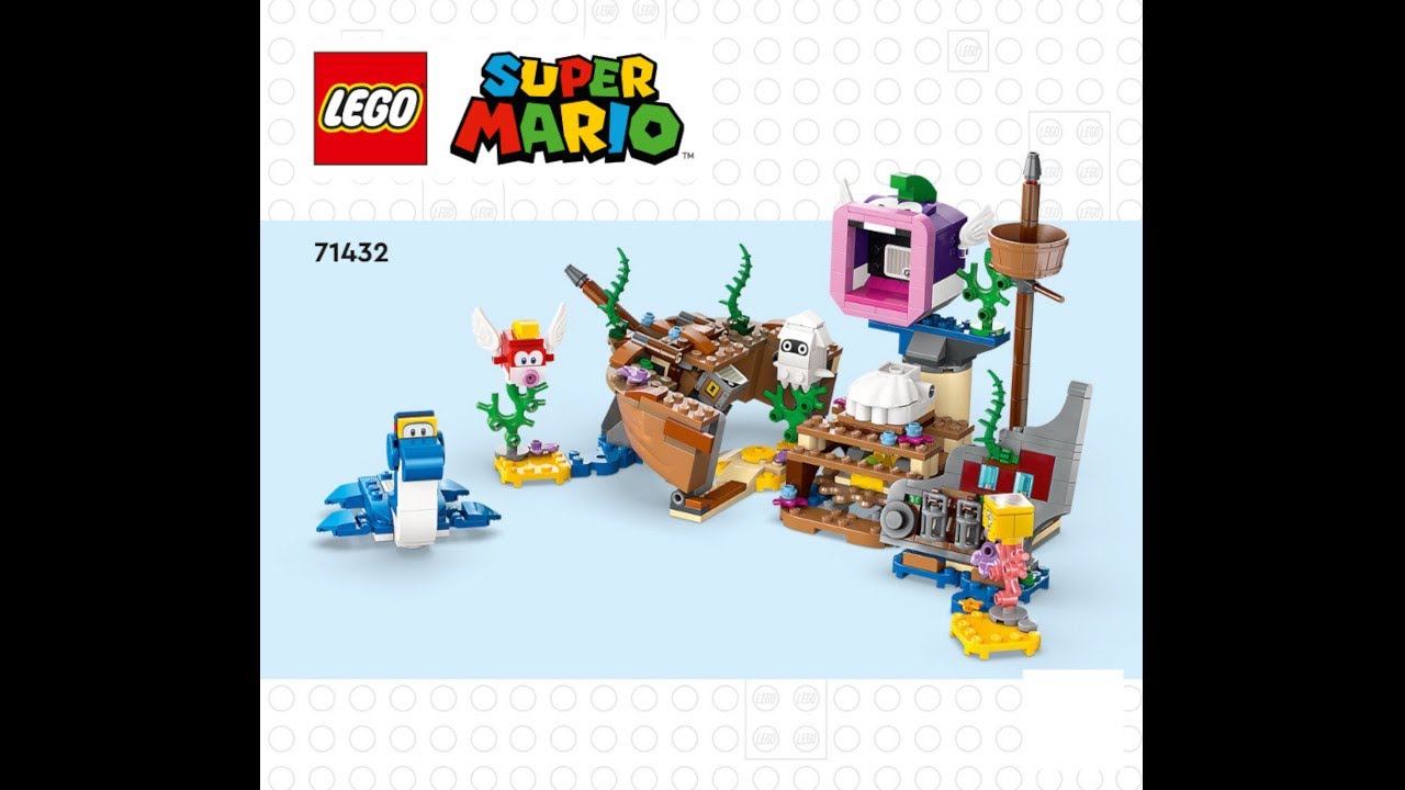 LEGO Instructions | Super Mario | 71432 | Dorrie's Sunken Shipwreck Adventure | Expansion Set