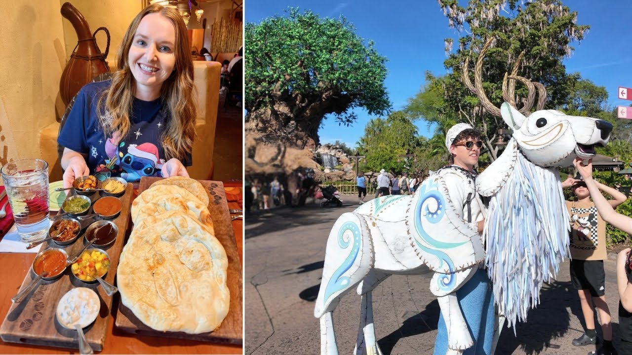 Королевство животных и Рождество в Disney Animal Kingdom Lodge! Ужин в Sanaa и выставка пряников