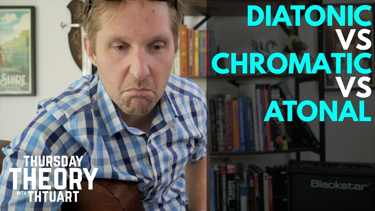 Diatonic vs Chromatic vs Atonal - Thursday Theory with Thtuart!