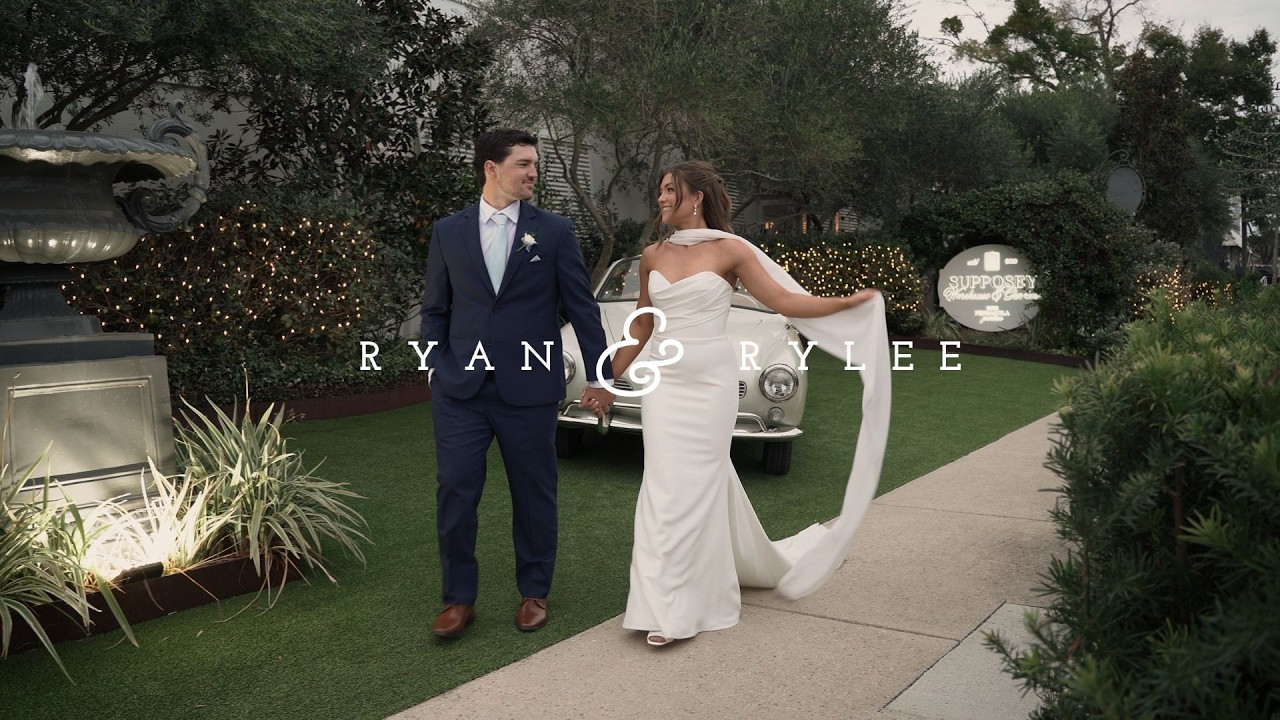 Ryan + Rylee | High School Sweethearts Tie the Knot at Supposey Warehouse & Gardens | Pensacola, Fl