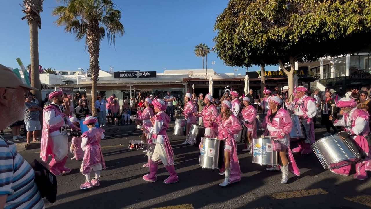 🎭 CARNAVAL 2026 🎭 PUERTO DEL CARMEN LANZAROTE SPAIN ☀️🌴🇮🇨🇪🇸🎭🎉🥁