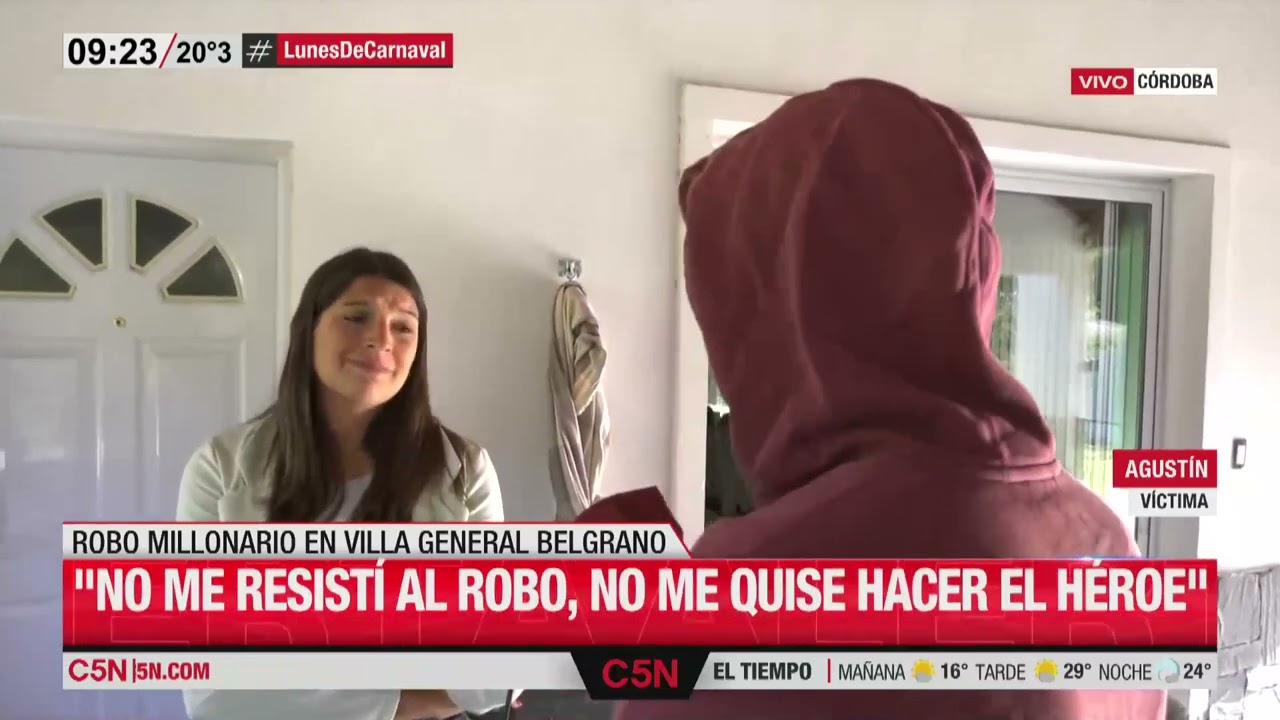 ROBO MILLONARIO en CÓRDOBA: DESARMÓ a los DELINCUENTES E IMPIDIÓ que se LLEVARAN a su HIJO