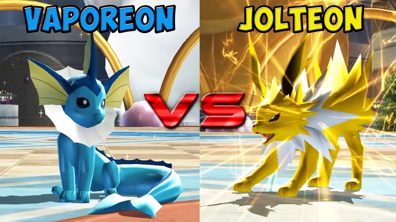 Pokemon battle revolution - Vaporeon vs Jolteon