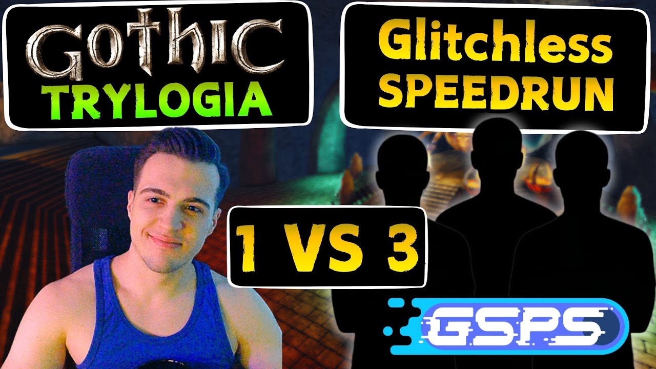🔴 Gothic Trylogia - WYŚCIG 1 vs 3 - Karrypto VS GSPS - Speedrun Glitchless