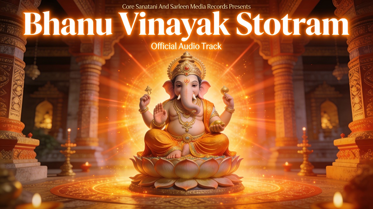 Bhanu Vinayak Stotram 🕉️ Powerful Ganesh Stotra | Vighnaharta Ganpati Mantra | Core Sanatani