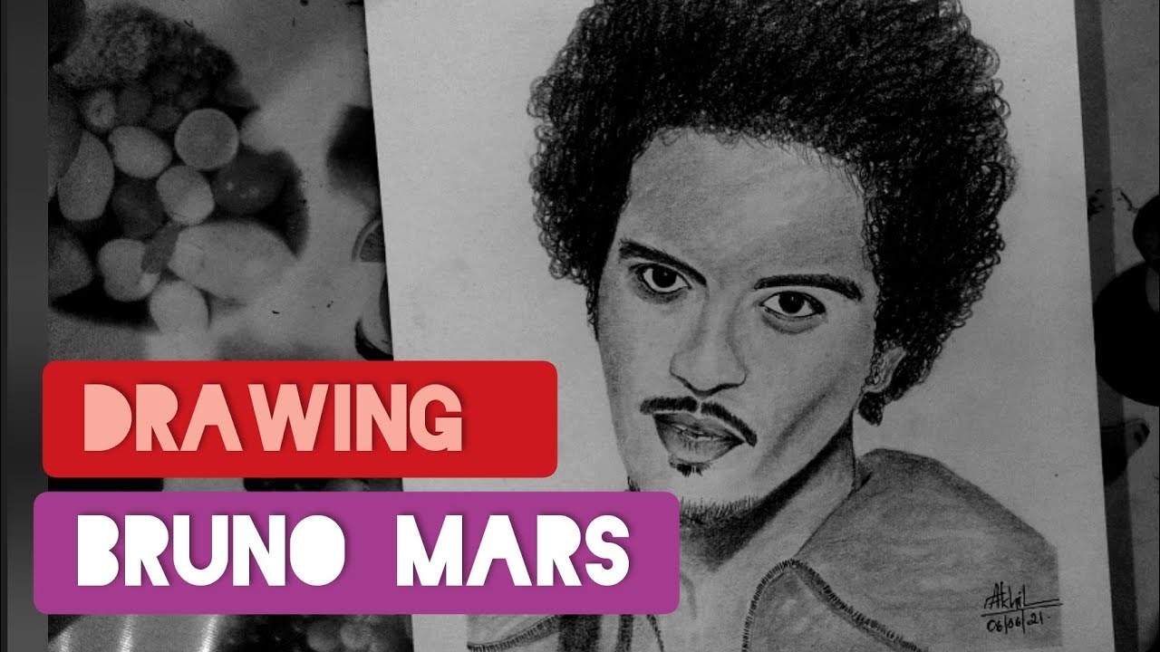 Drawing Bruno Mars | Peter Gene Hernandez | PENCIL SHADOWS