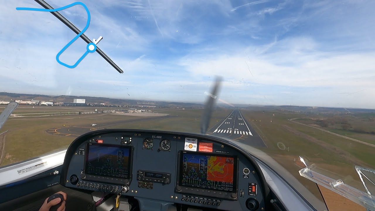 Landing in Burgos | Runway 04 | PS-28 Cruiser