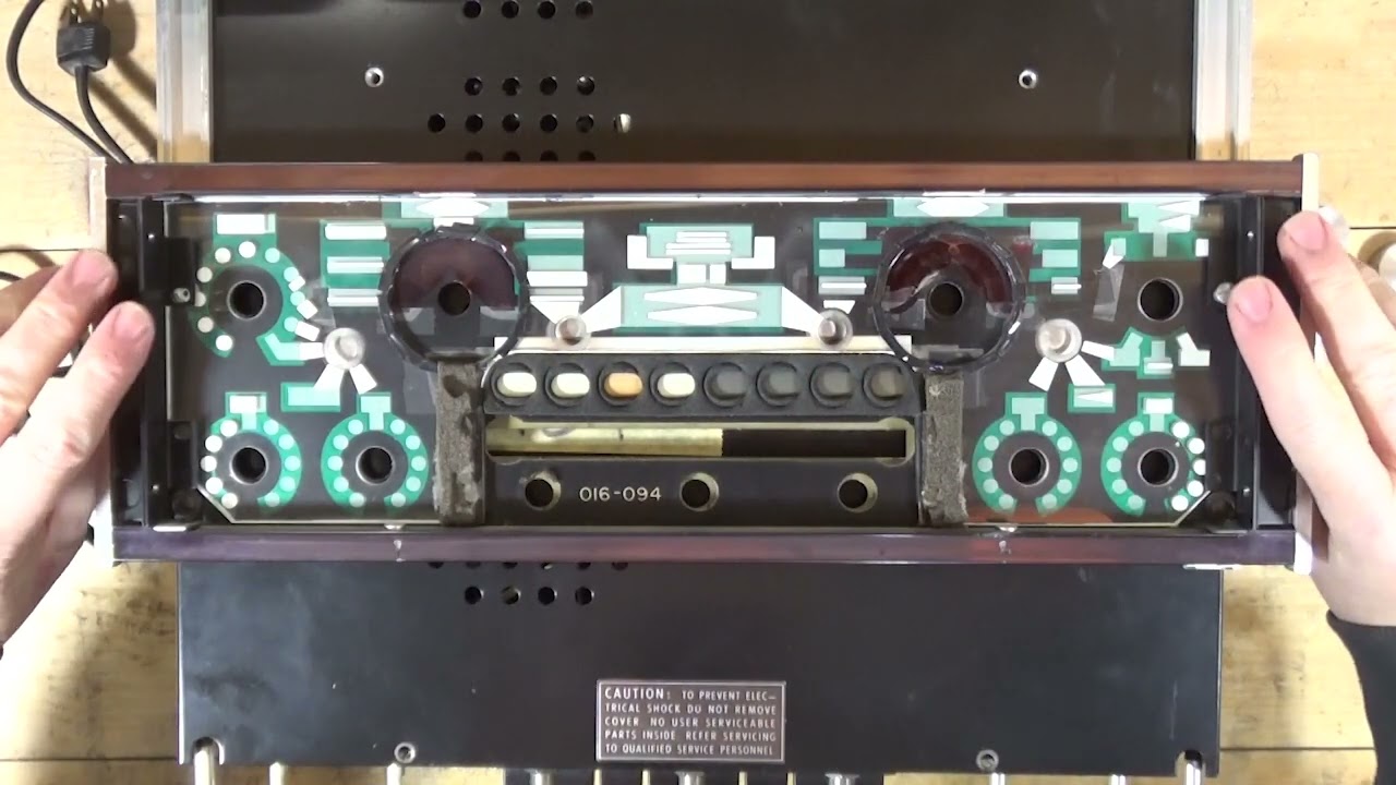 McIntosh C28 Stereo Preamplifier Basic Service - Cleaning Controls & Replacing Lamps