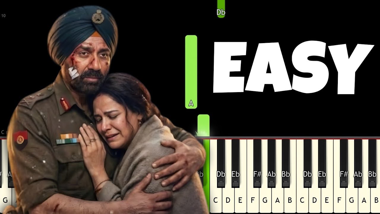 Ghar Kab Aaoge | Border 2 | Easy Piano Tutorial By Piano Star