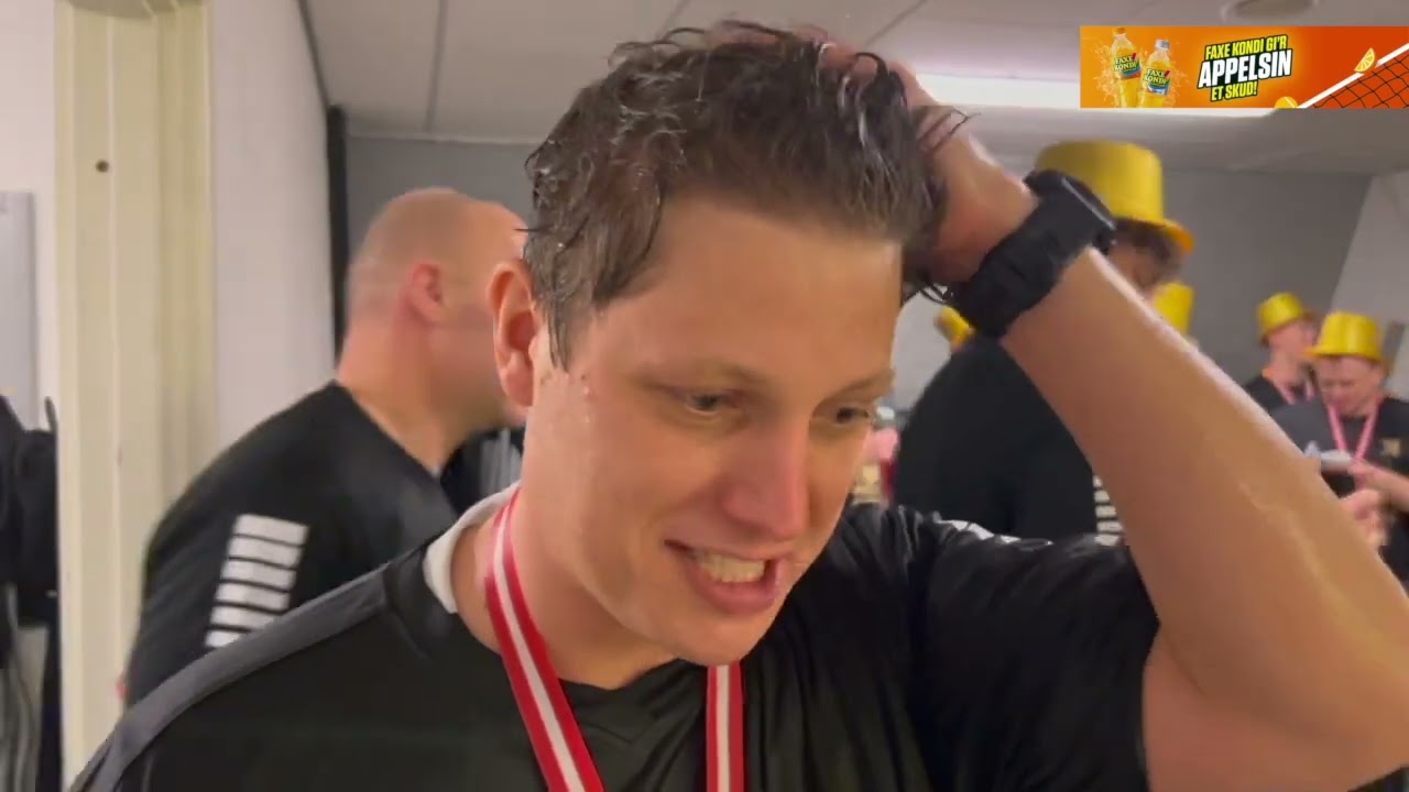 Krickau og Jørgensen nød champagne-bruseren