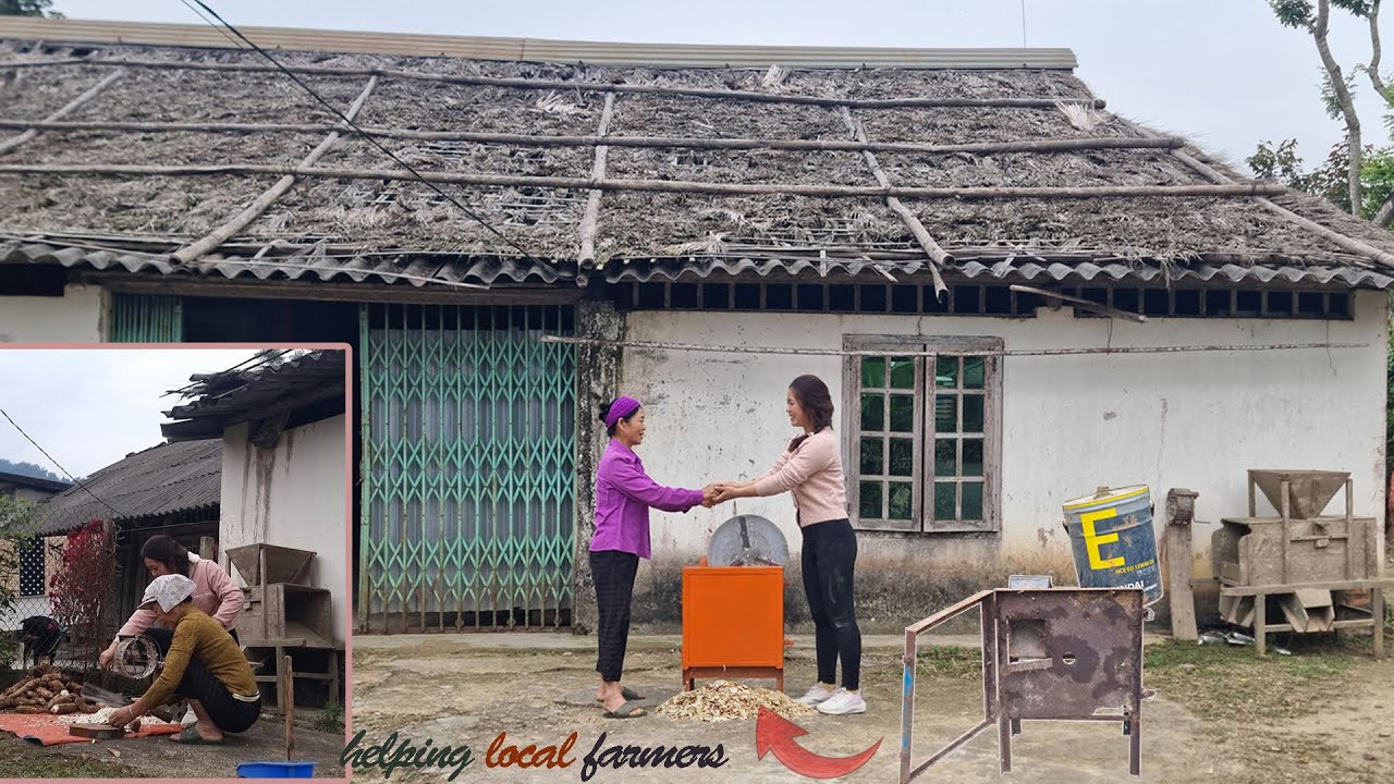 Restored a Banana Cutter into a Multi-Purpose Cassava Peeler to Help a Female Farmer