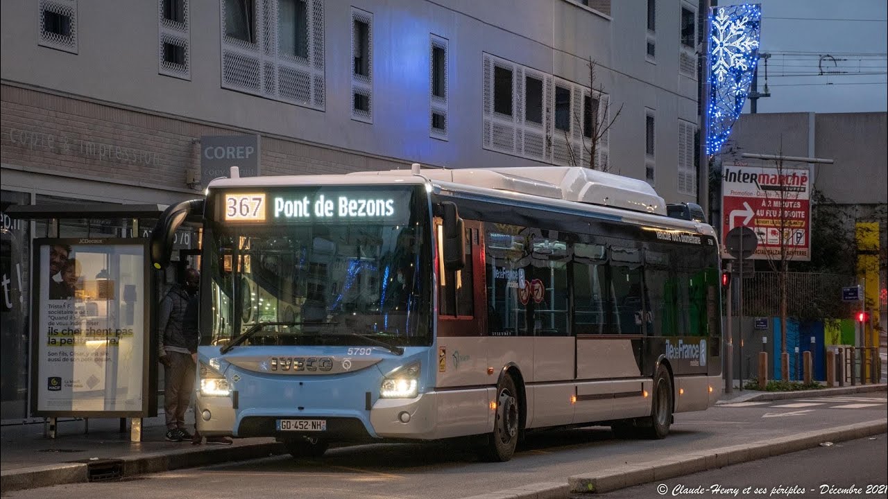 Ligne 367 — URBANWAY 12 GNV RATP BUS | 5790 FULL KICKDOWN !!!