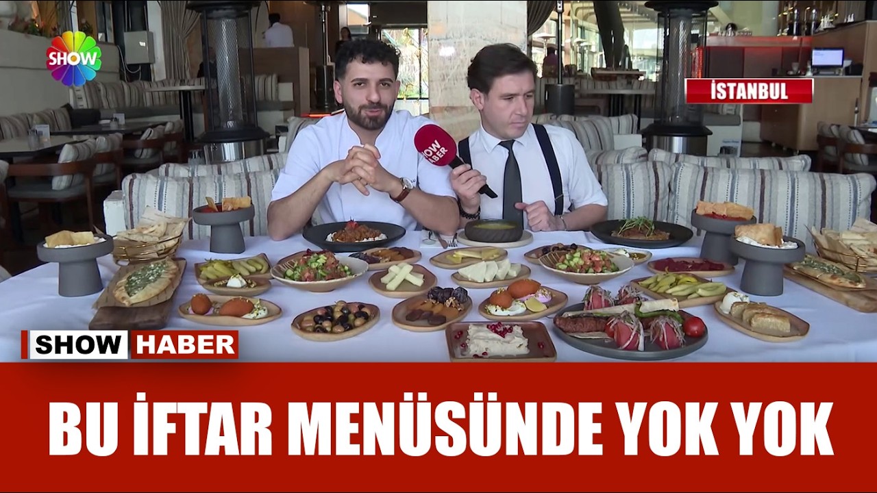 Beş yıldızlı iftar!