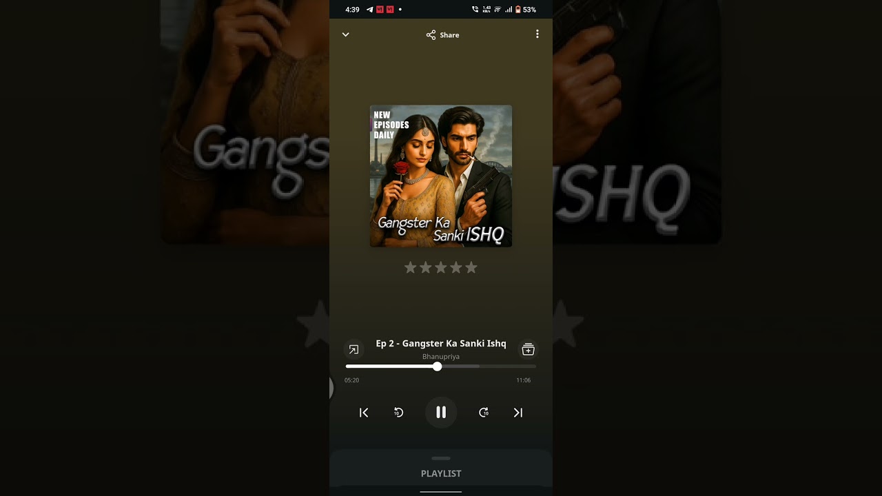 Gangster😎 ka sanki ishq episode -2//#pratilipifm #audiostory  #story 