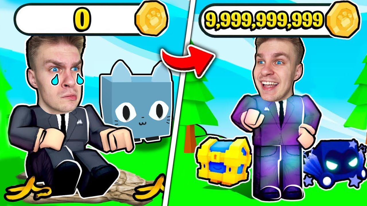 WYDAŁEM ROBUXY 🤑 na MÓJ PIERWSZY PET ⚠️ w *PET SIMULATOR X* ✅ w ROBLOX! 😱