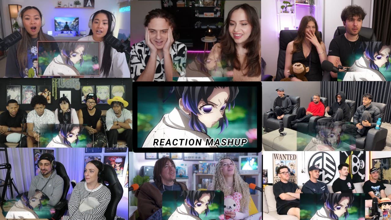 Demon Slayer Trailer-Reaction Mashup-Kimetsu No Yaiba Infity Castle 🔥🎥