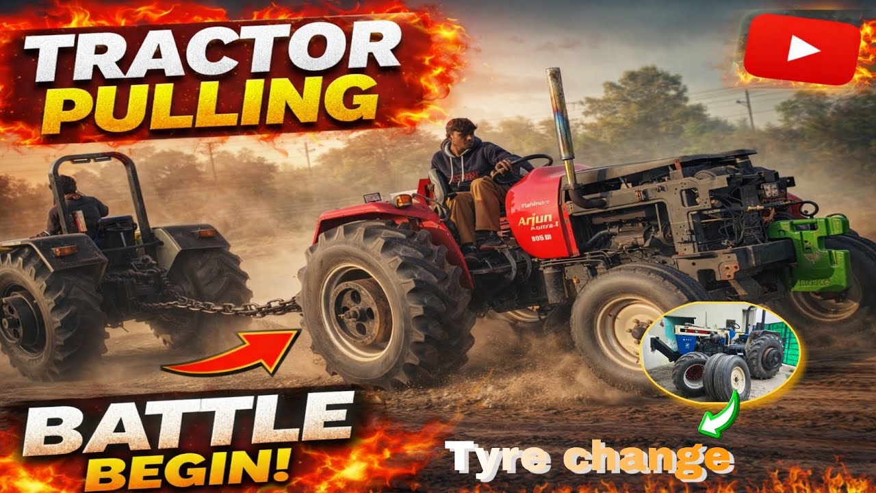 Swaraj Tractor vs Arjun 605 Tochan 😱 | Kiski Taaqat Zyada? | Full Power Test