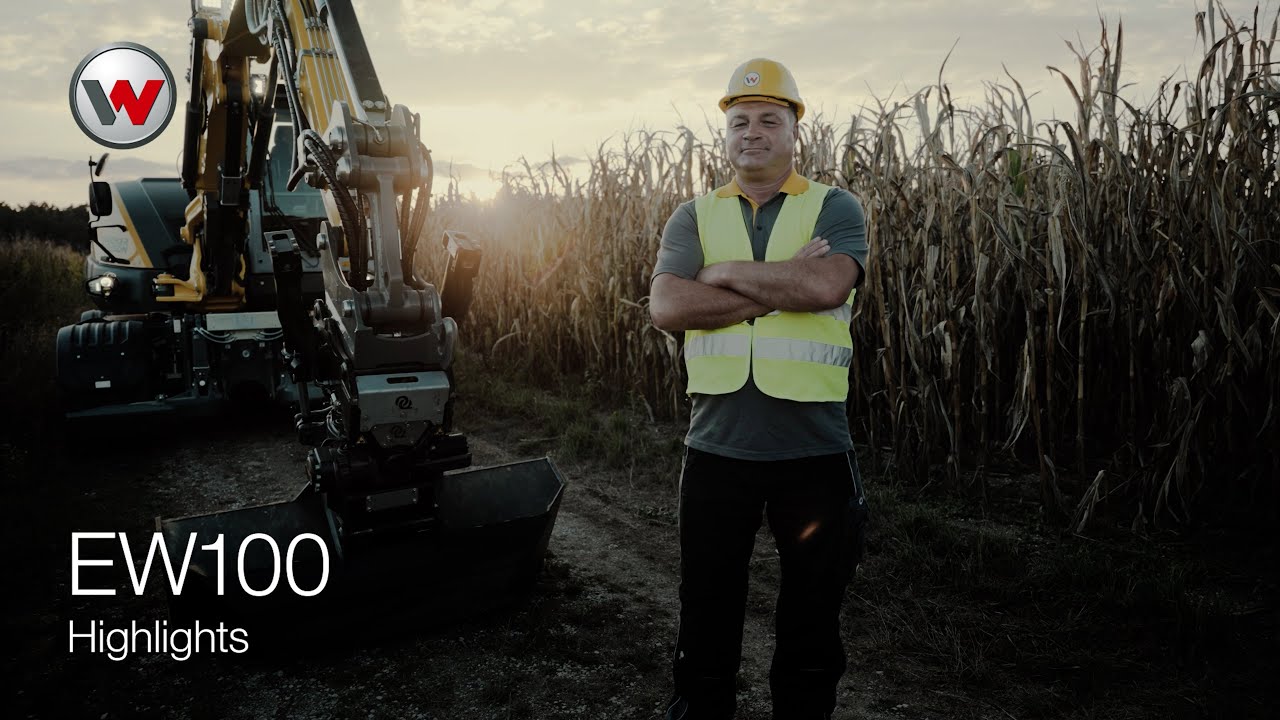 Der neue 10-Tonnen-Mobilbagger von Wacker Neuson: EW100 &mdash; The next level (Highlights)