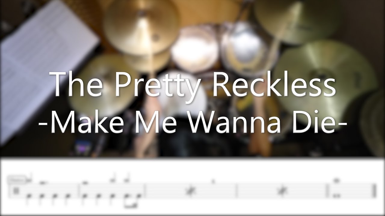 The Pretty Reckless - Make Me Wanna Die - DrummerFrank Drum Cover - With Drum Score