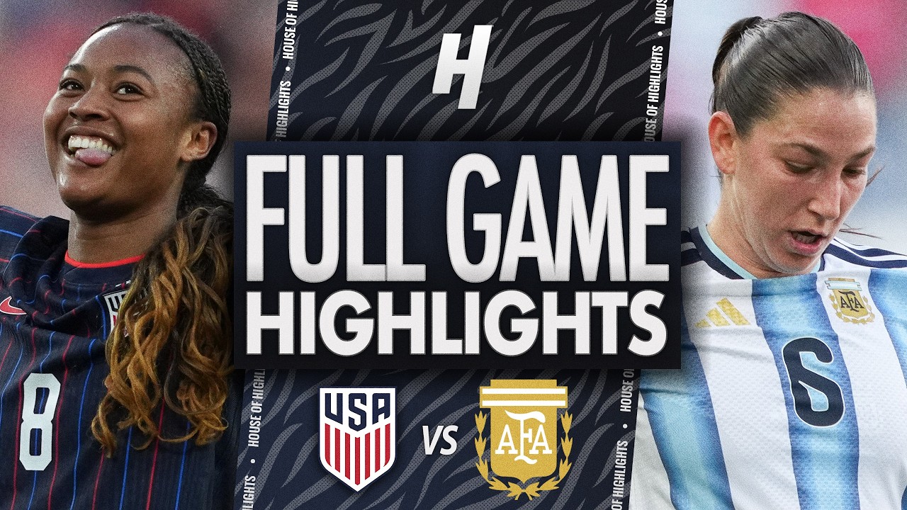 USA vs Argentina - ALL GOALS & HIGHLIGHTS | March 1, SheBelieves Cup 2026