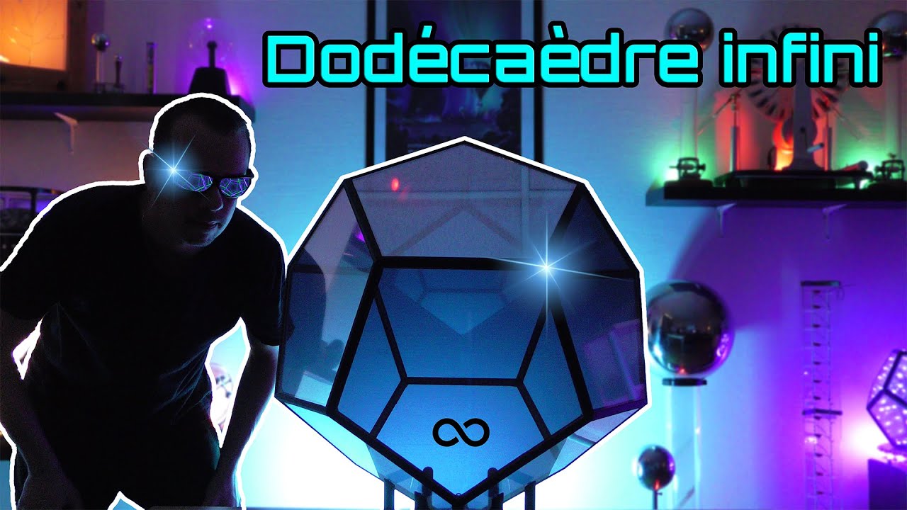 ⭐️ DODÉCAÈDRE miroir INFINI ! ⭐️ Fabriquez l'objet décoratif ULTIME !
