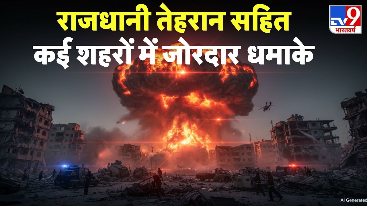 US Iran War Update: राजधानी तेहरान सहित कई शहरों में धमाके...इमारतें जमींदोज- TV9 | Trump | Khamenei
