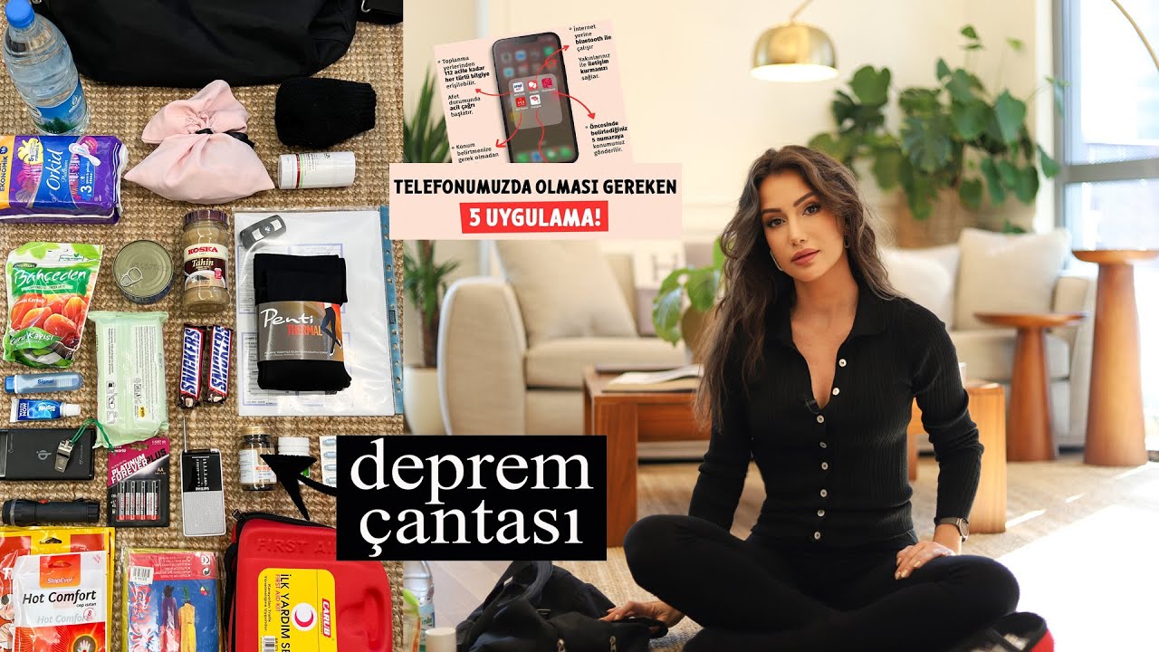 Deprem Çantası Hazırlıyoruz | Önemli Afet Aplikasyonları
