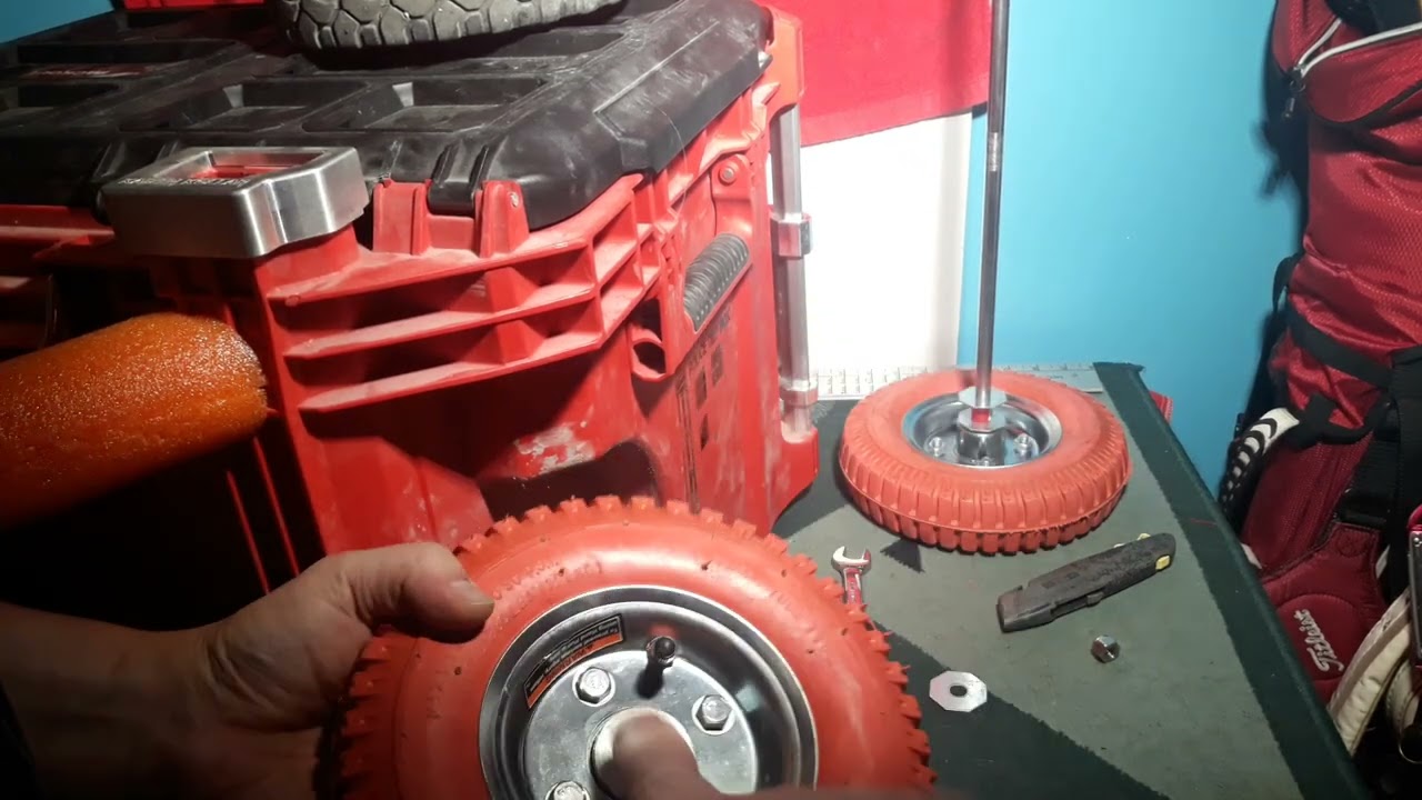 #milwaukeepackout #wheelupgrade. Milwaukee packout wheel upgrade tutorial
