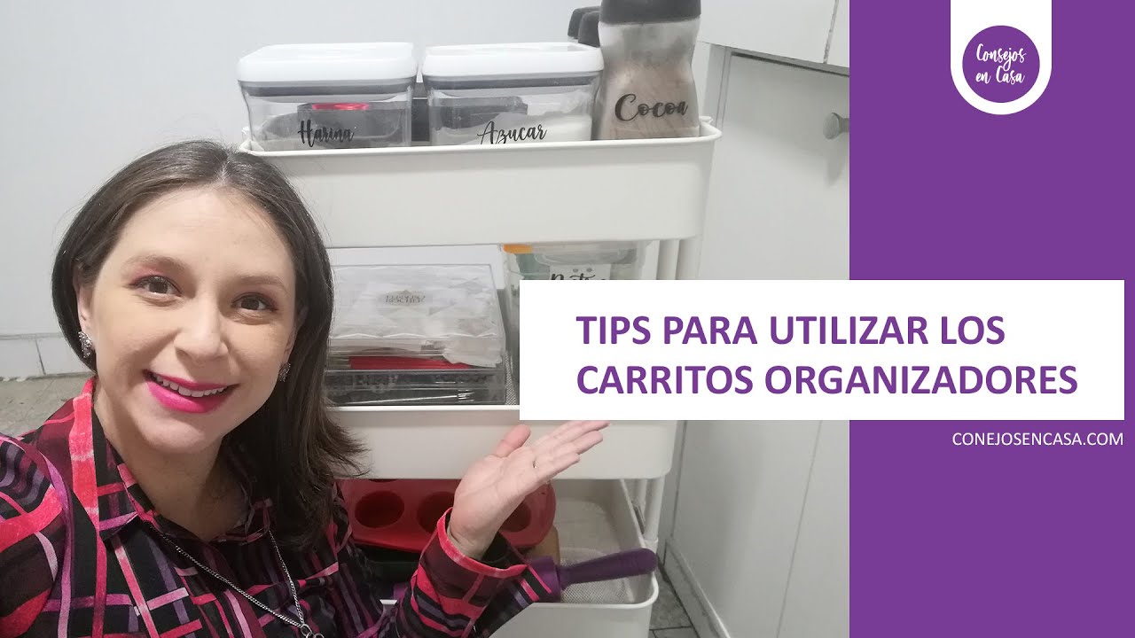 Tres opciones para utilizar los carritos organizadores | Consejos en Casa | Estefany Morales