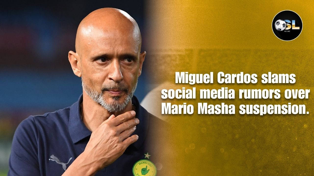 Cardoso addresses Mario Masha suspension