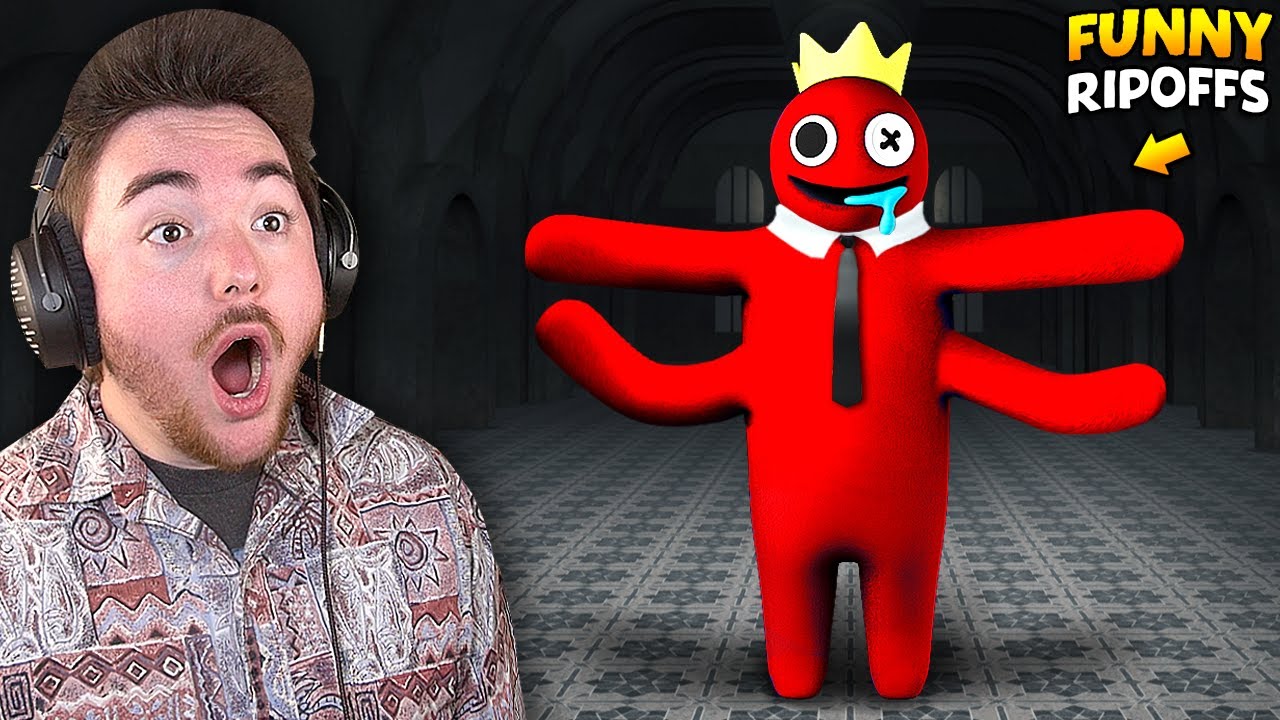 PLAYING RAINBOW FRIENDS RIPOFFS… (so broken and funny)