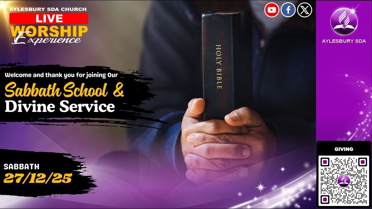 Aylesbury SDAC || Sabbath Service|| 27/12/25