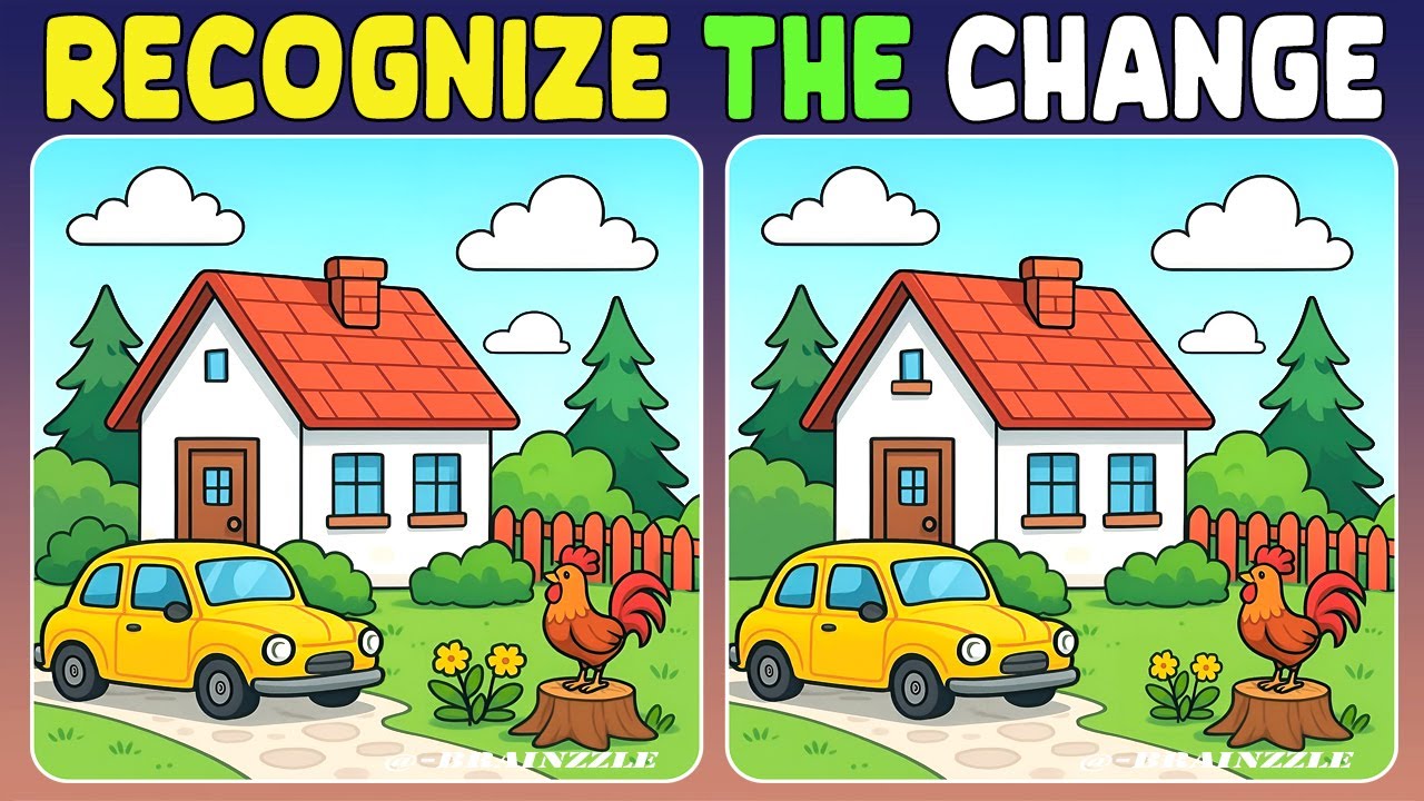 Find The 3 Differences | 👁️‍🗨️ Test your observation power!  Speed Eye Test!