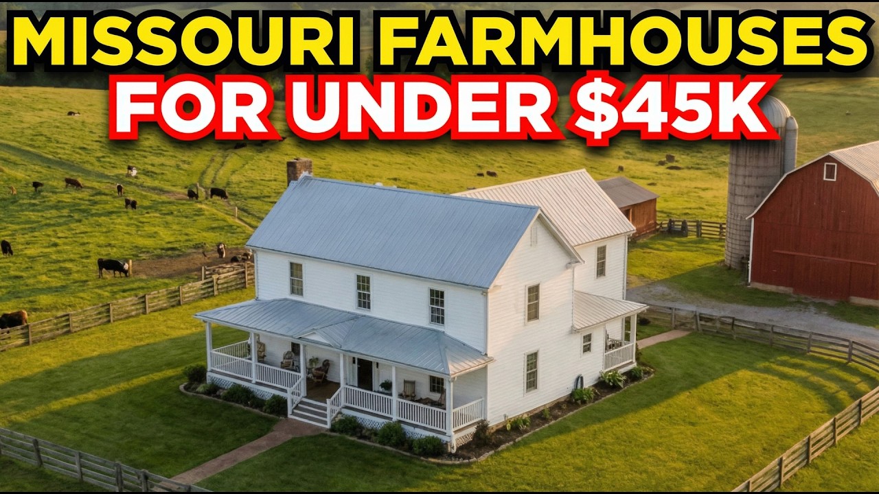 10 Dirt-Cheap Missouri Farmhouses with ACRES of Land For Sale (2026)