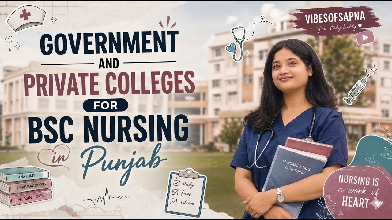 Best Government + Private B.Sc Nursing Colleges in Punjab 2026 🏥 #ppmet #bscnursing