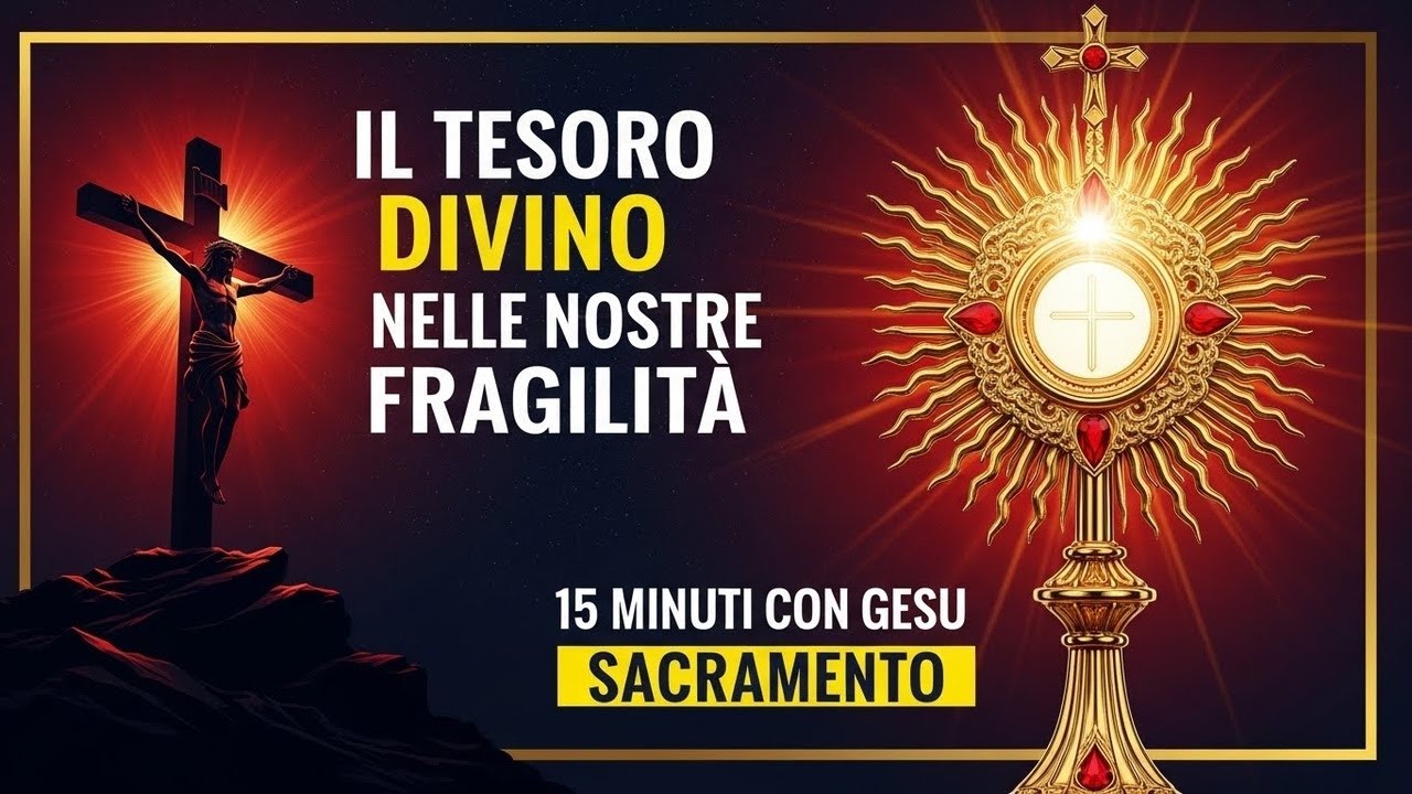 15 MINUTI CON GESU SACRAMENTATO - Il Tesoro Divino nelle Nostre Fragilità