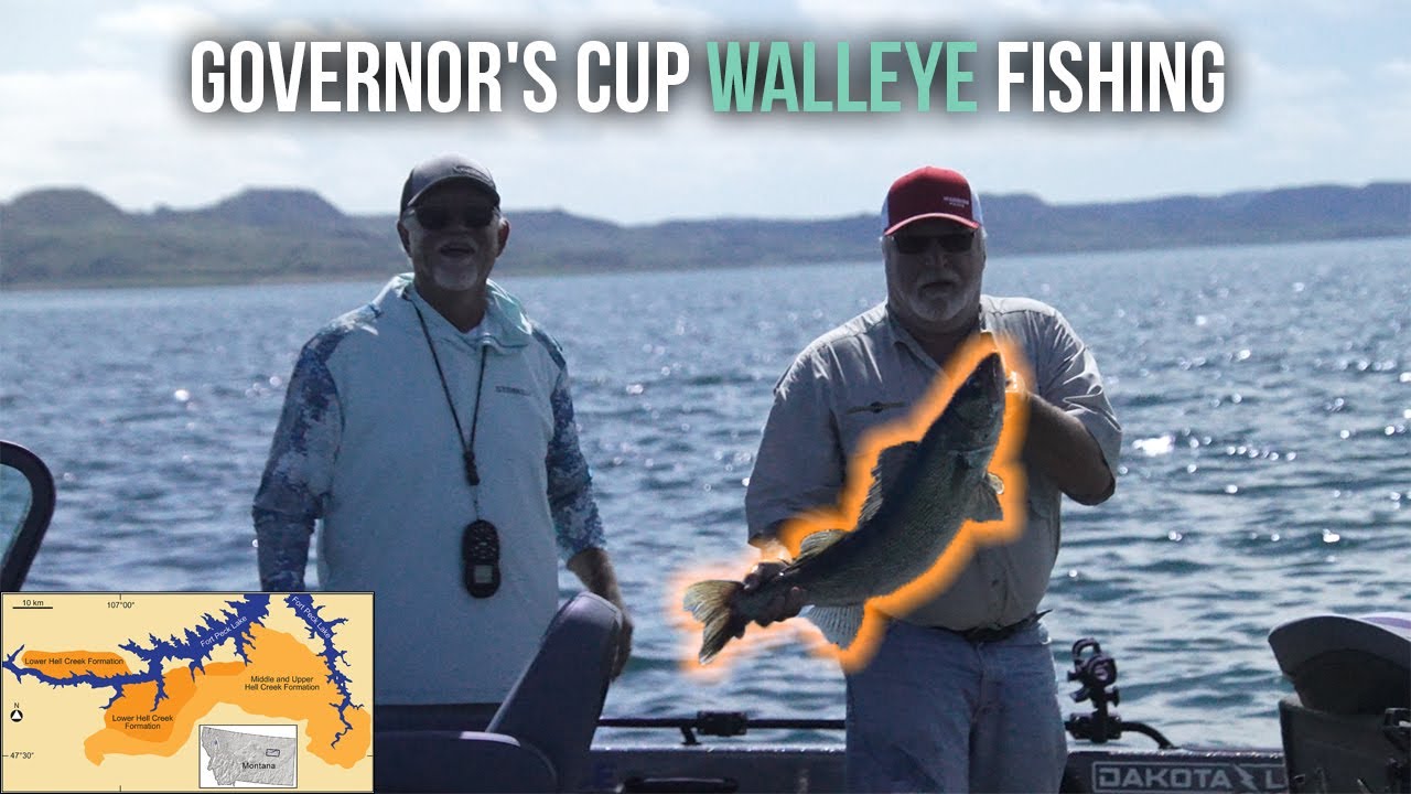 Walleye Fishing in the Montana Governor's Cup Tournament