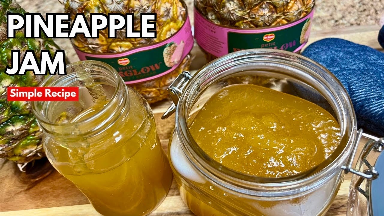 Make PINEAPPLE Jam at Home with Just 3 Ingredients! | ASMR