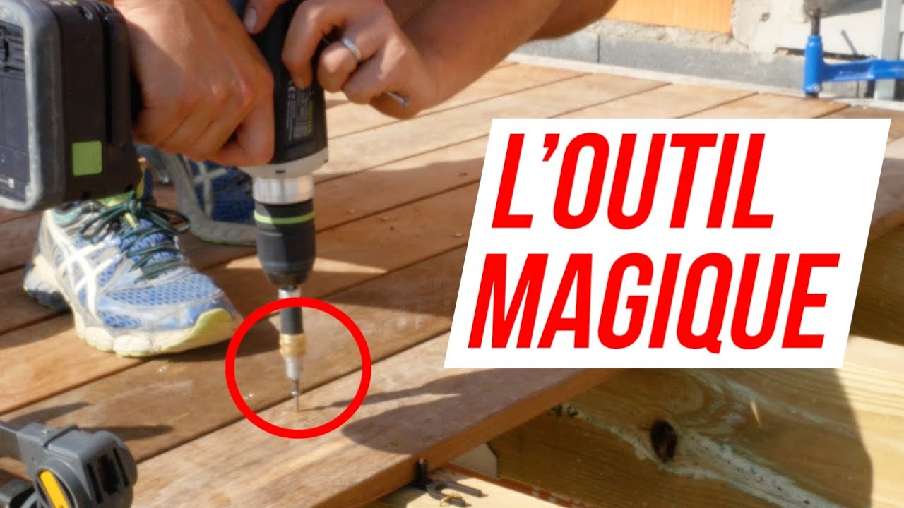 L'outil magique pour la pose de lames de terrasse bois