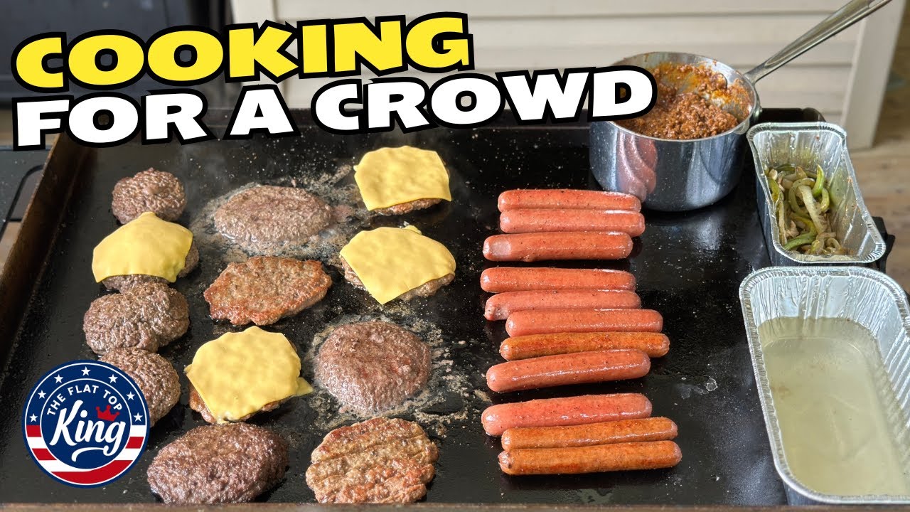 I've Cooked Burgers for 1000's of People at Once - These are My BEST TIPS for Cooking for a Crowd!