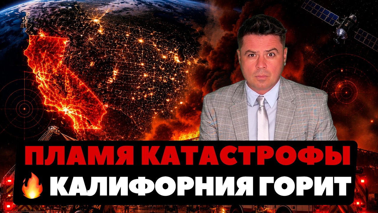 Гигантский пожар в США // Трагедия во Флориде.