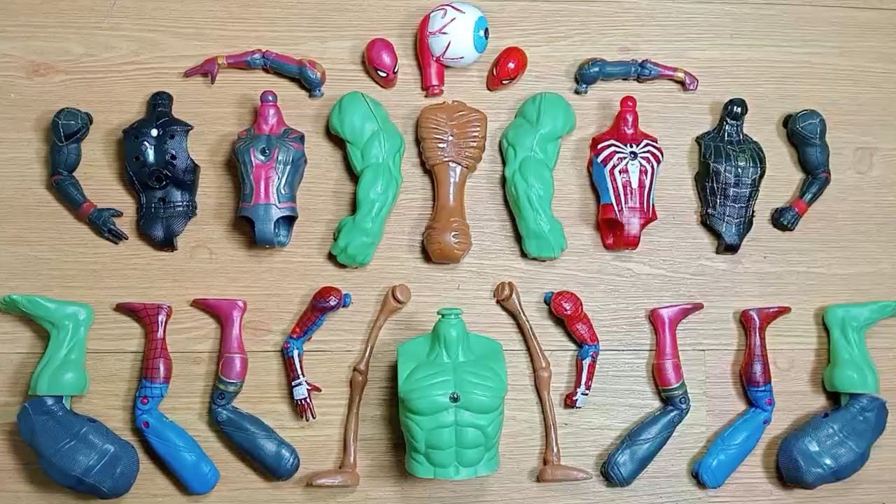 Assemble video/ Hulk vs Spiderman/ avengers toys