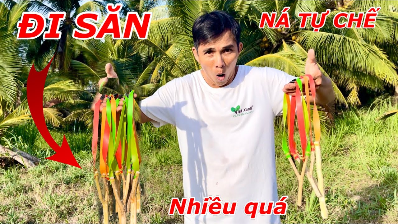 Chế Tạo Mười Cây Ná Cao Su Để Đi Săn Đi Săn Đêm bằng Mười Cây Ná Tự Chế