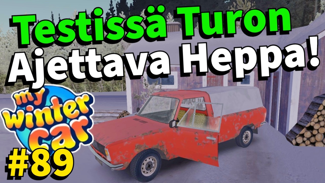 TESTISSÄ TURON AJETTAVA HEPPA! (modi) #89 | My Winter Car