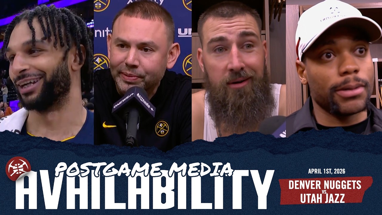 Все послематчевые интервью Denver Nuggets против UTA 🎙️