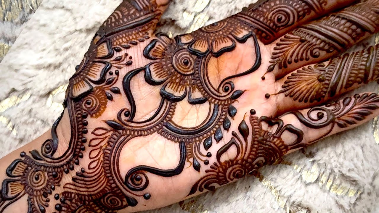 Step by step Arabic Mehndi Design | Front Hand Arabic Mehndi design | Easy Mehndi Design 