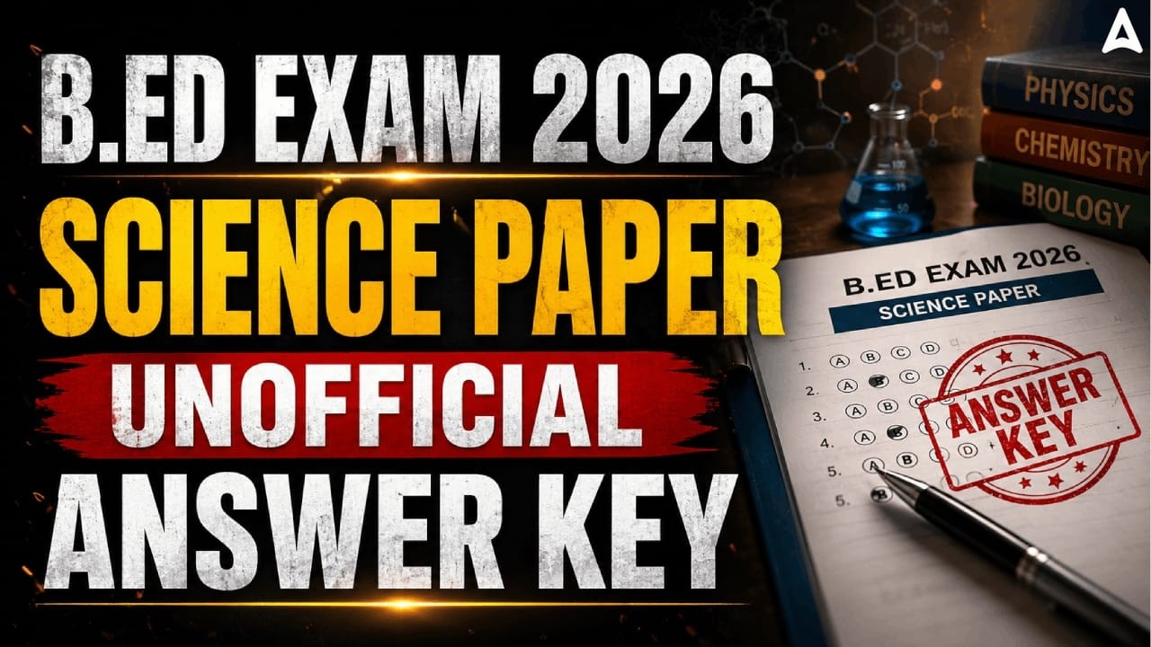 Odisha Bed Answer Key 2026 | Bed Entrance Exam 2026 Answer Key | Odisha Bed Science Answer Key 2026